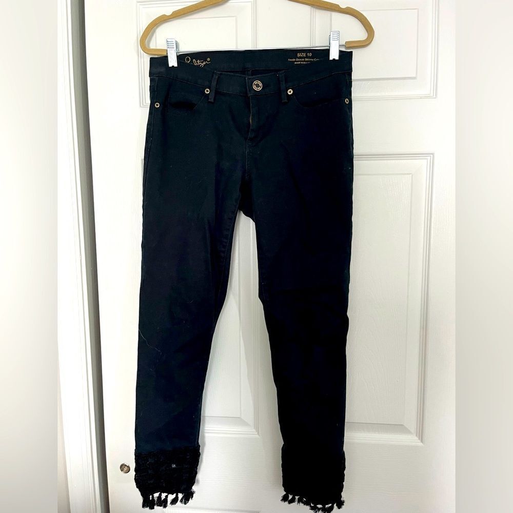 Lilly Pulitzer Black Jeans. Size 10.